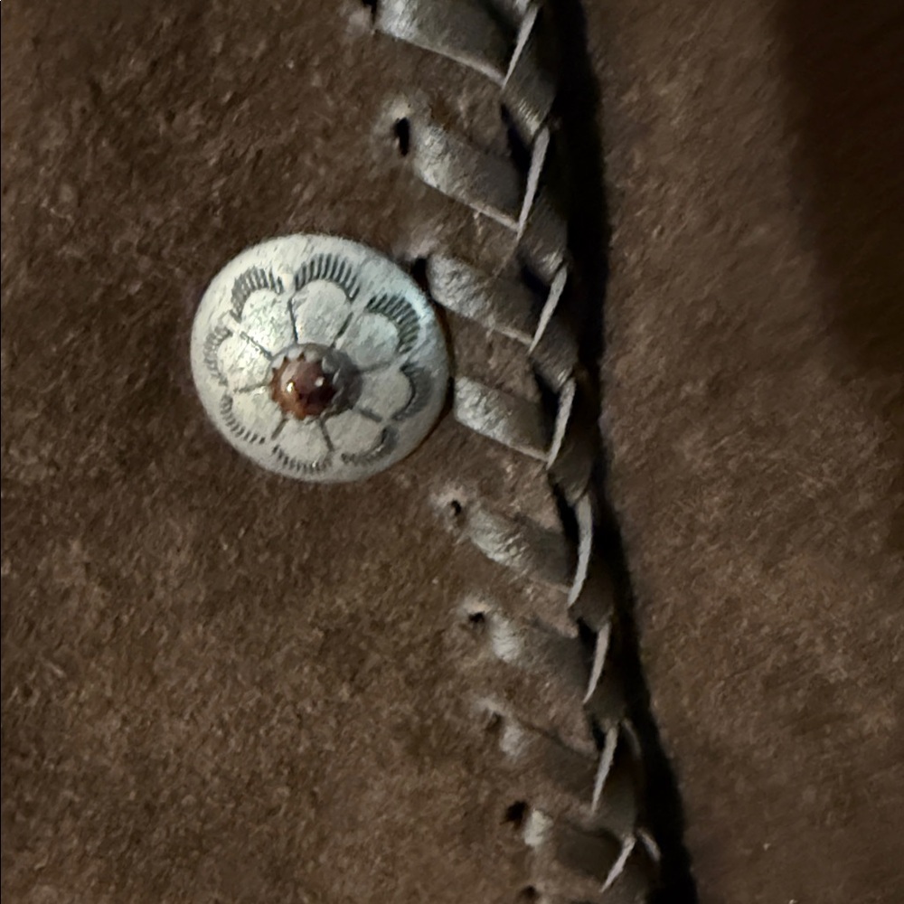 Scully Western Wear Beaded Fringe Jacket in espesso leather. New with tags. - Picture 6 of 11